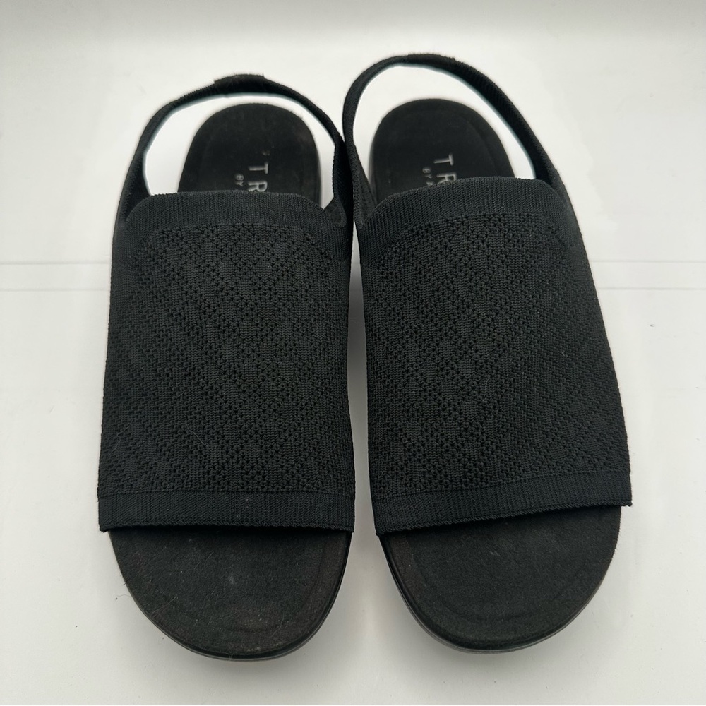 TRAQ by Alegria Women’s Size 37 / US 7 Sandals – Black Slingback Style